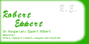 robert eppert business card