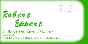 robert eppert business card